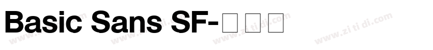 Basic Sans SF字体转换